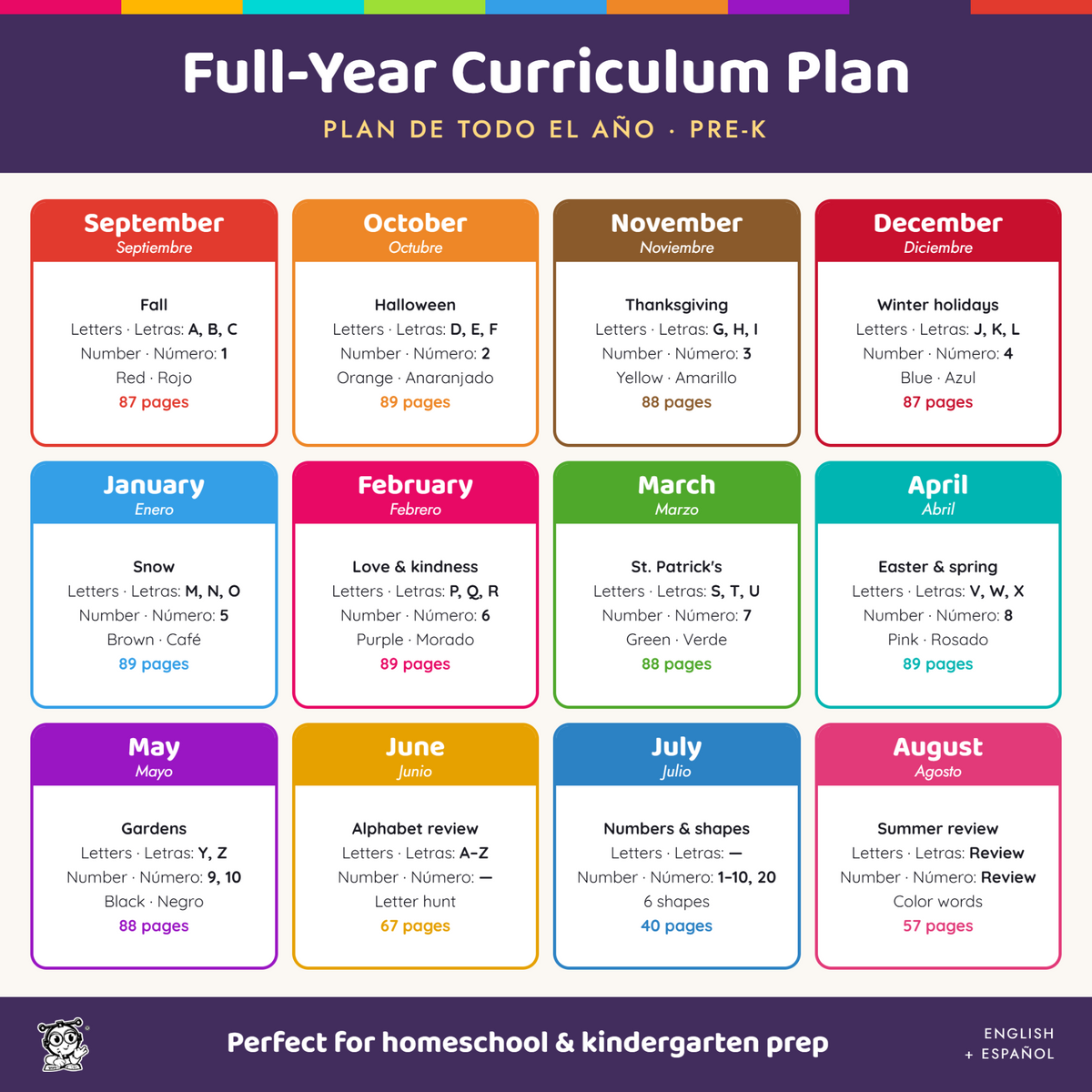 Bilingual Pre-K Full Year Activity Kit