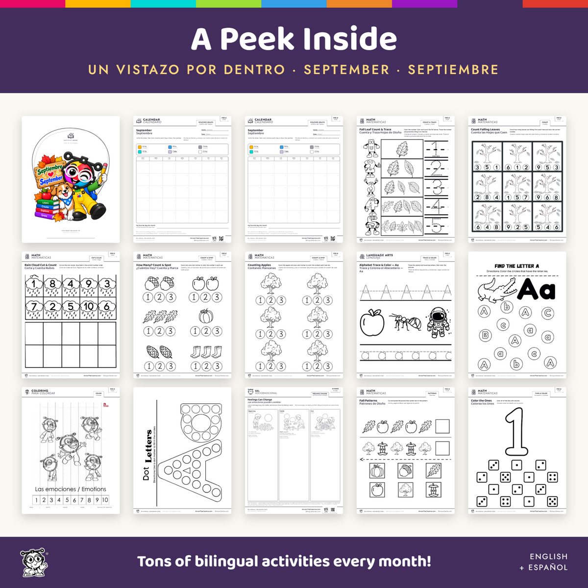 Bilingual Pre-K Full Year Activity Kit