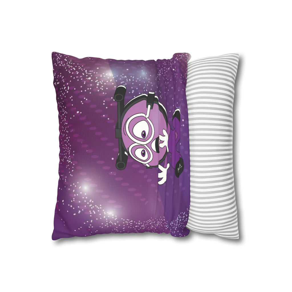 Calm-Down Corner Pillowcases - Social Emotional Learning - Faux Suede Square Pillowcase (Sad & Scared)