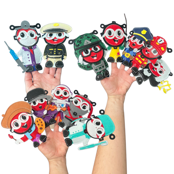 Sensory Finger Puppets - Mixed (10pcs)