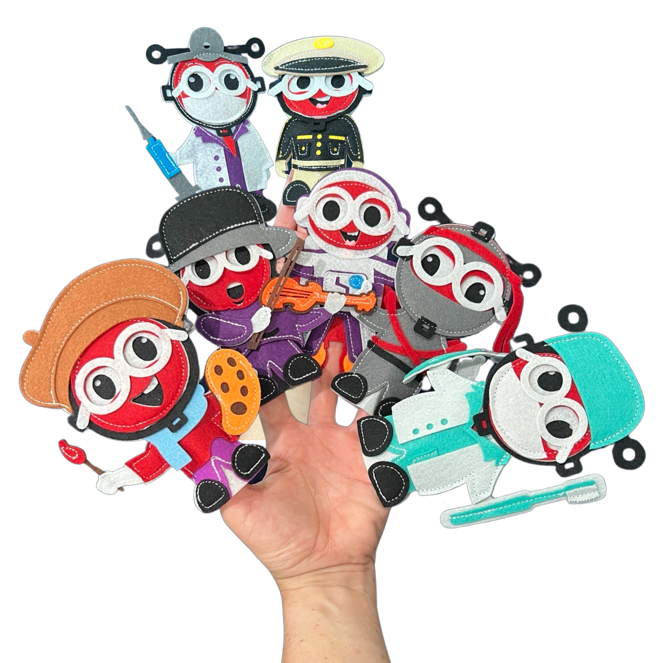 Finger Puppets - Dream Careers (10pcs)
