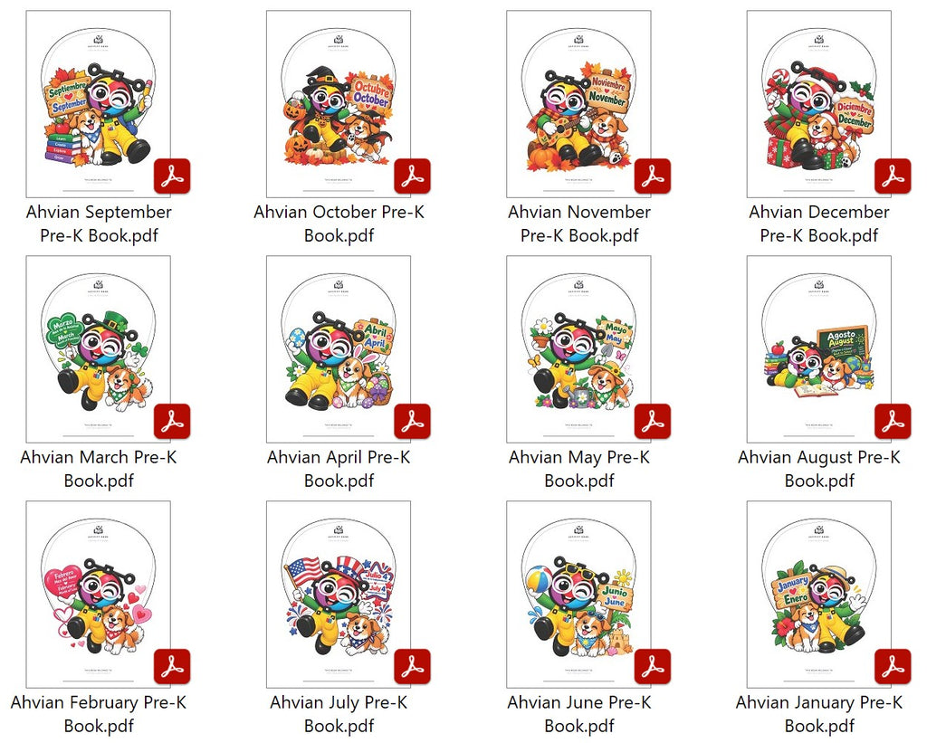 Bilingual Pre-K Full Year Activity Kit