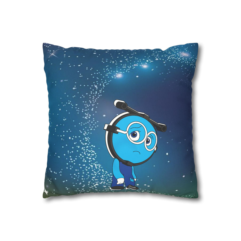 Calm-Down Corner Pillowcases - Social Emotional Learning - Faux Suede Square Pillowcase (disgusted) and (sad)