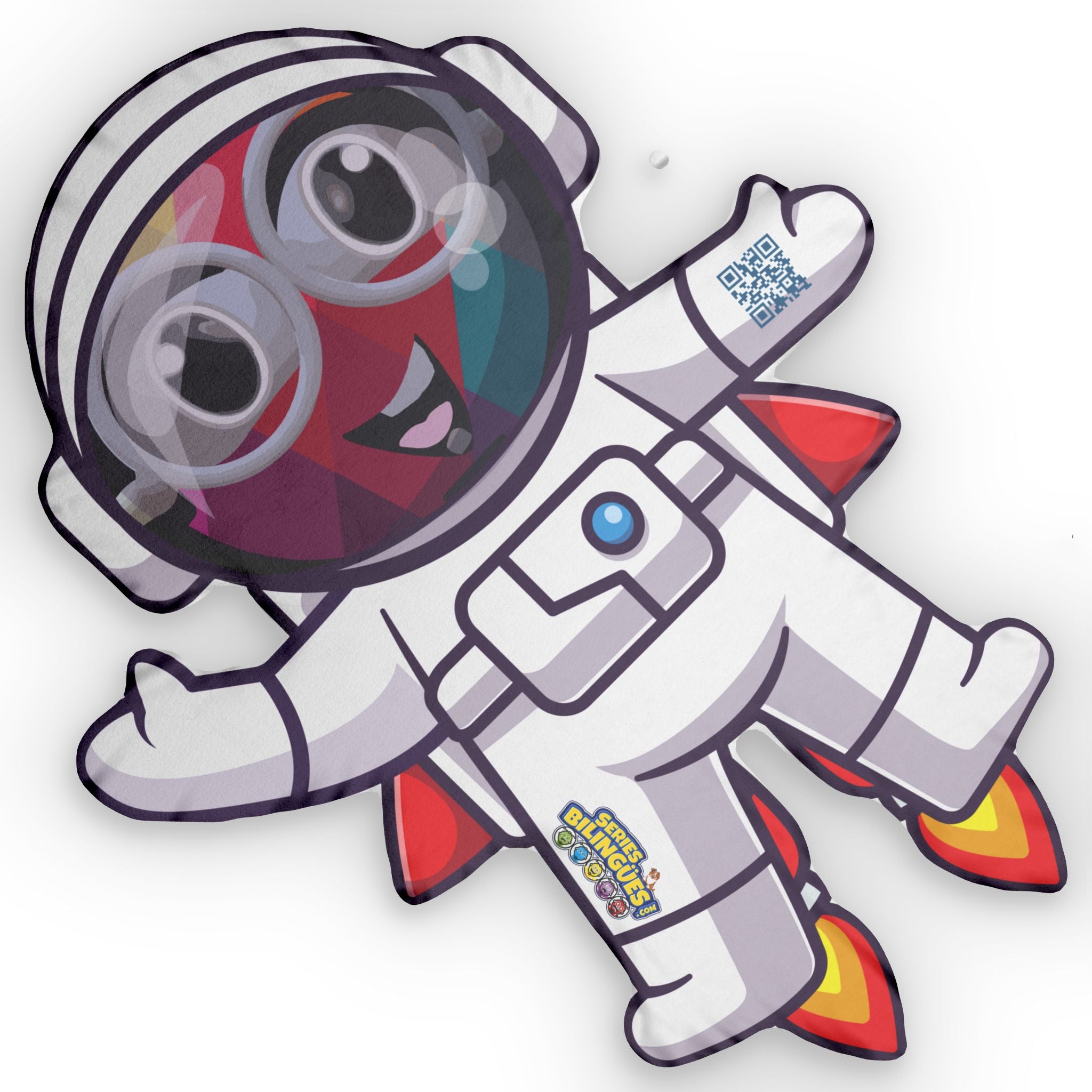AhvianTheCreative "The Astronaut " Book Character Custom Shaped Pillow