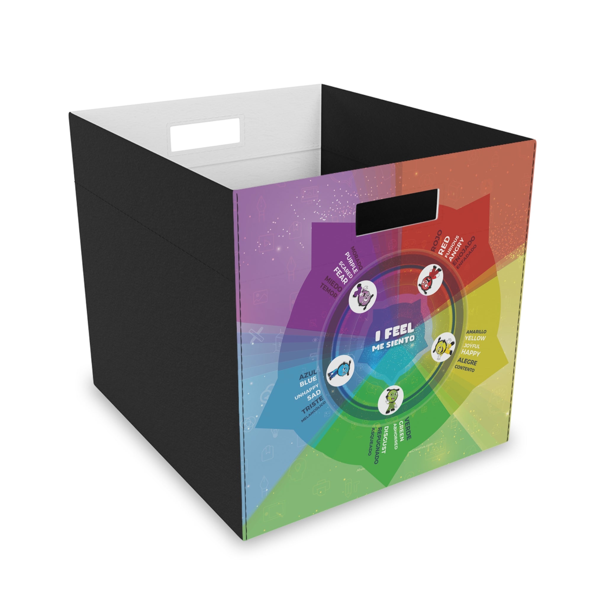 Foldable Storage Box Organizer for Classroom Calm Down Corner Kit