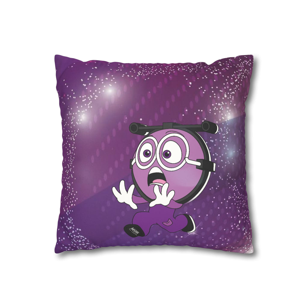 Calm-Down Corner Pillowcases - Social Emotional Learning - Faux Suede Square Pillowcase (Sad & Scared)