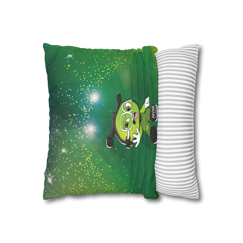 Calm-Down Corner Pillowcases - Social Emotional Learning - Faux Suede Square Pillowcase (disgusted) and (sad)