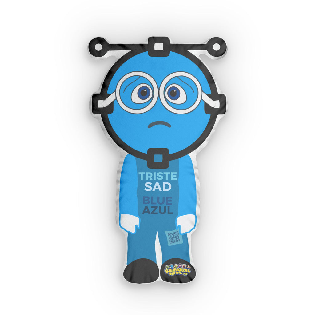Sad / Triste Emotion Sensory & Tactile Pillow - Custom Shaped Pillow | Plush Cushion - Calm Down Corners
