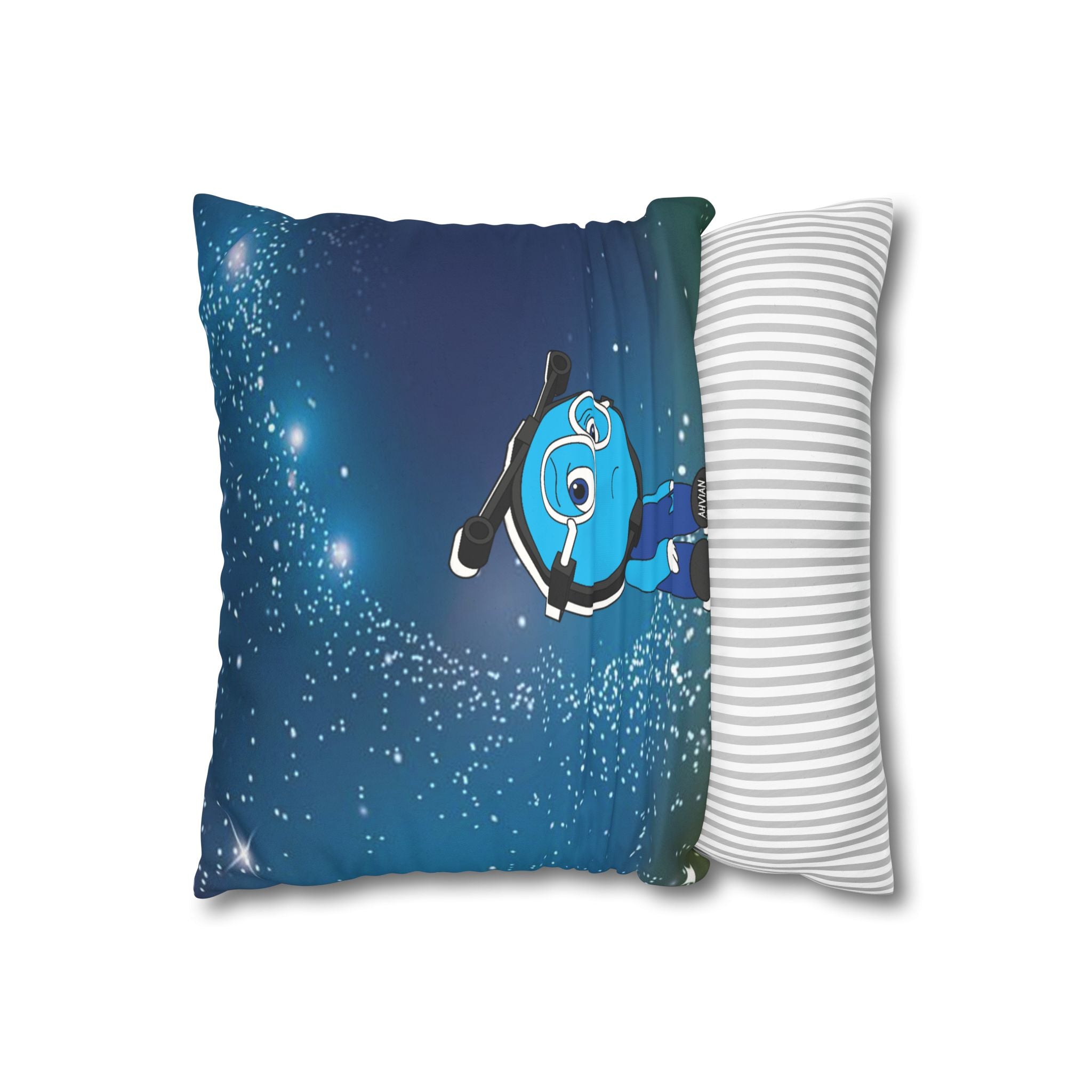Calm-Down Corner Pillowcases - Social Emotional Learning - Faux Suede Square Pillowcase (disgusted) and (sad)