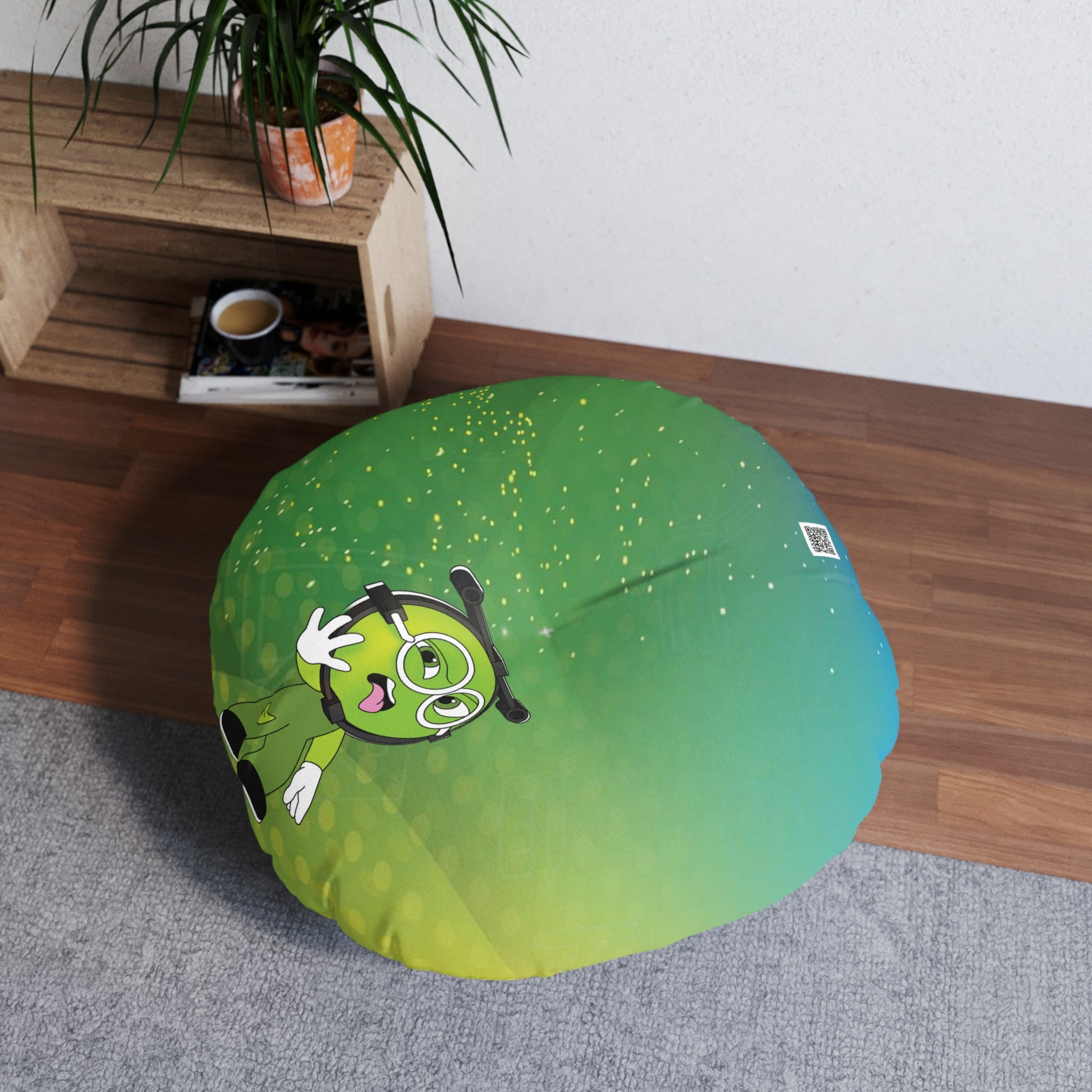 Tufted Floor Pillow, Round - Corner learning for Teachers- Emotions
