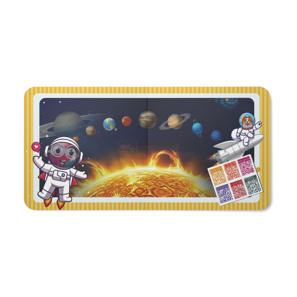 Solar System Board Book | Emotions & Bilingual Learning | Early Learners Baby Book - AhvianTheCreative Bilingual Series