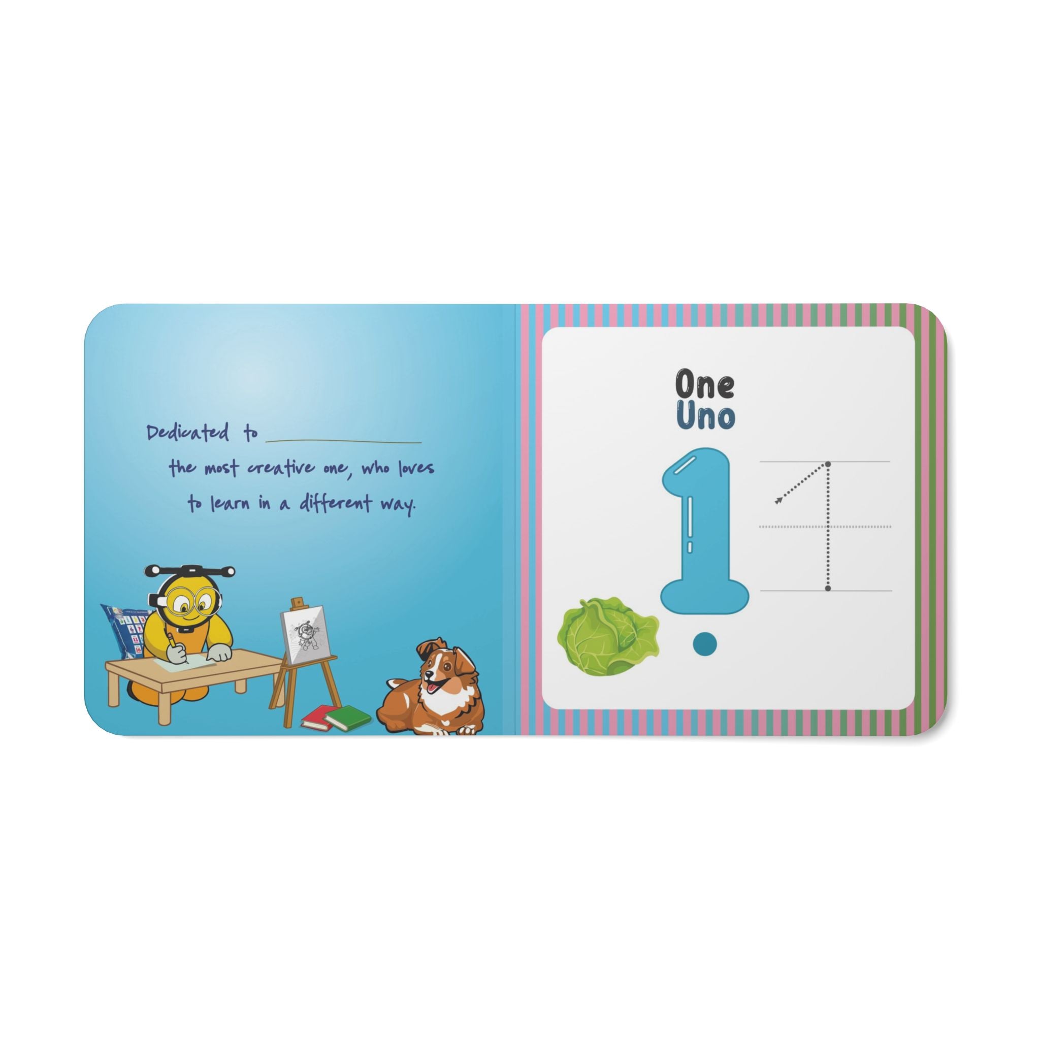 123 Bilingual Board Book | Early Learners Baby Book