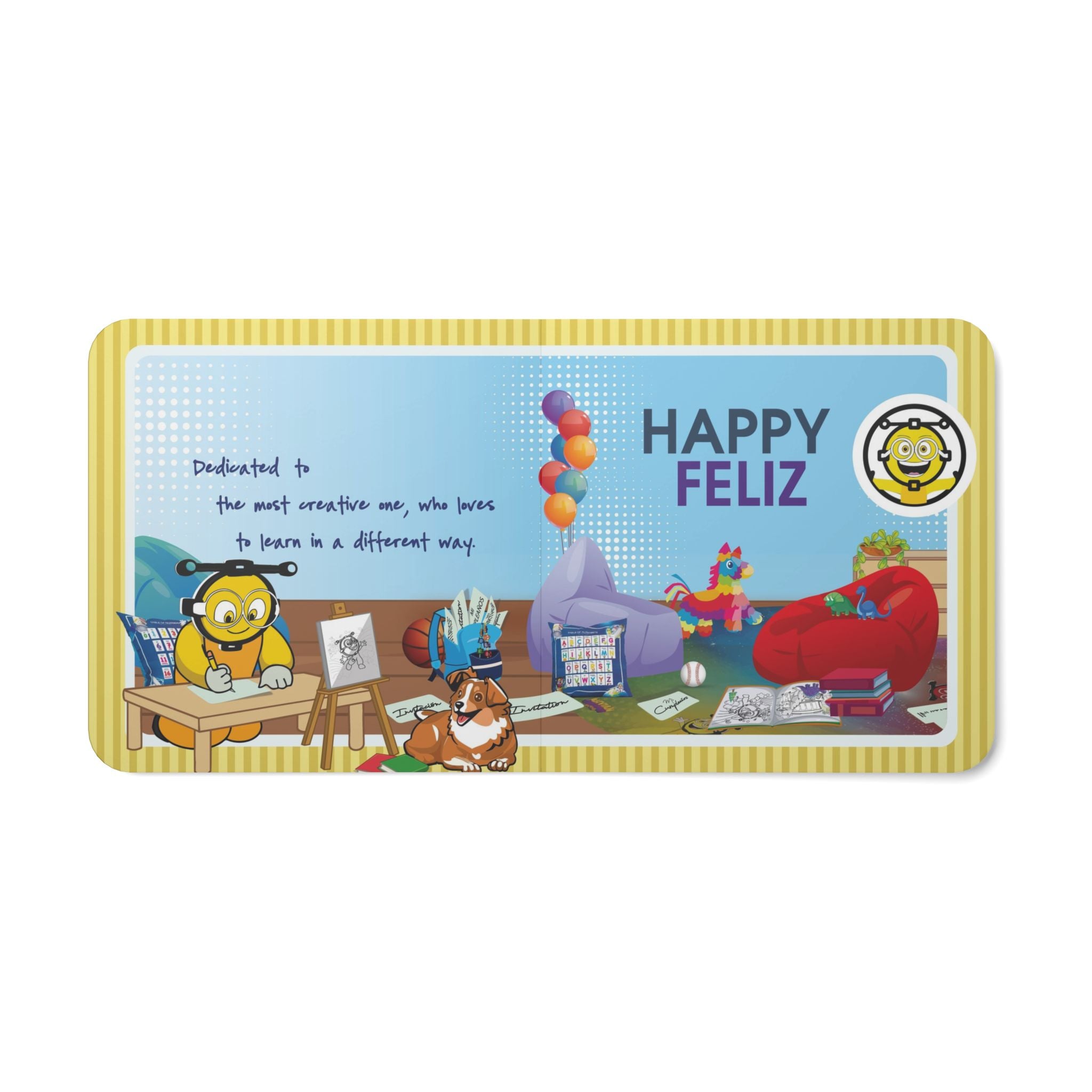 Emotions Bilingual Board Book | Early Learners Baby Book - AhvianTheCreative Bilingual Series
