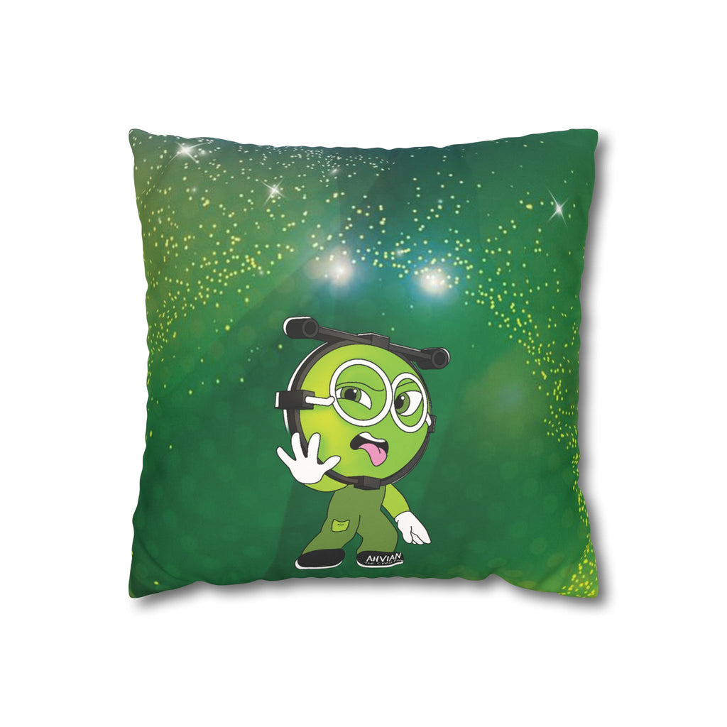 Calm-Down Corner Pillowcases - Social Emotional Learning - Faux Suede Square Pillowcase (disgusted) and (sad)