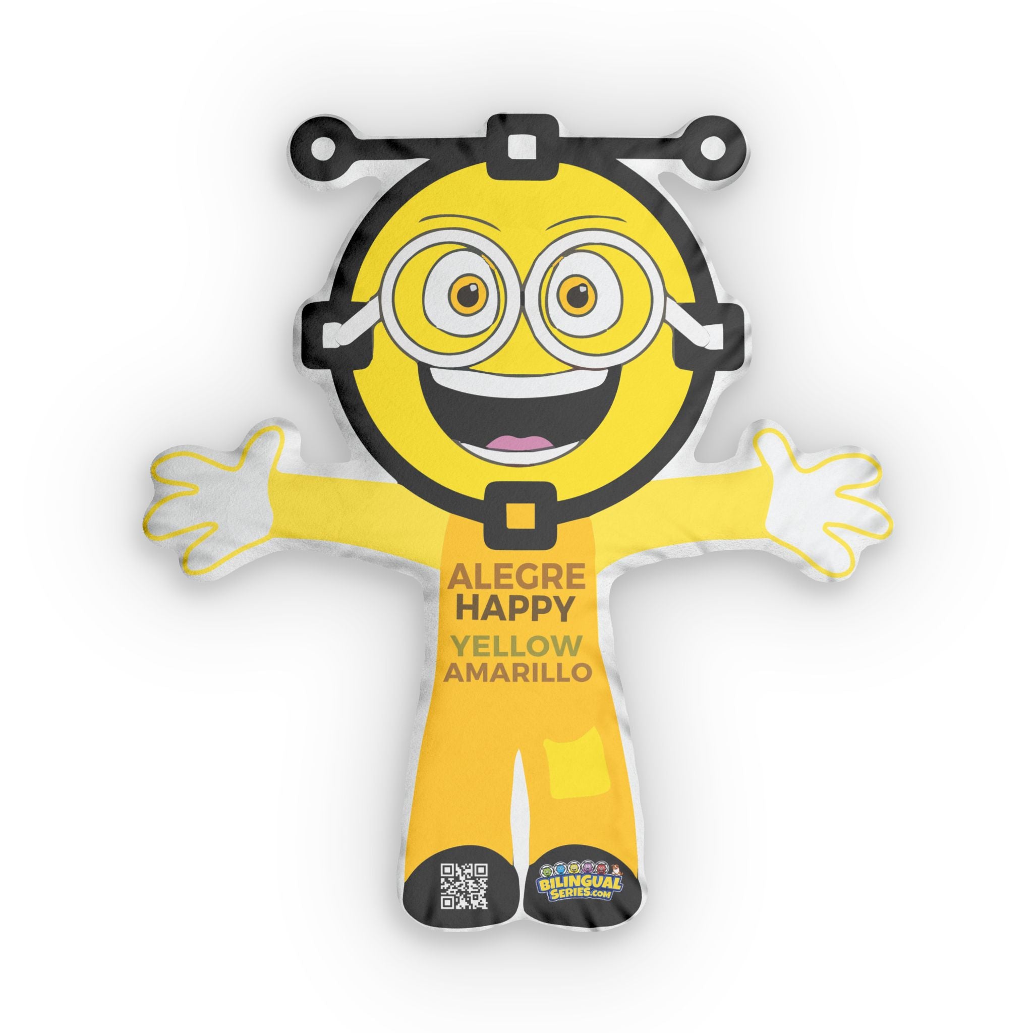 Happy / Feliz Emotion Sensory & Tactile Pillow - Custom Shaped Pillow | Plush Cushion - Calm Down Corners