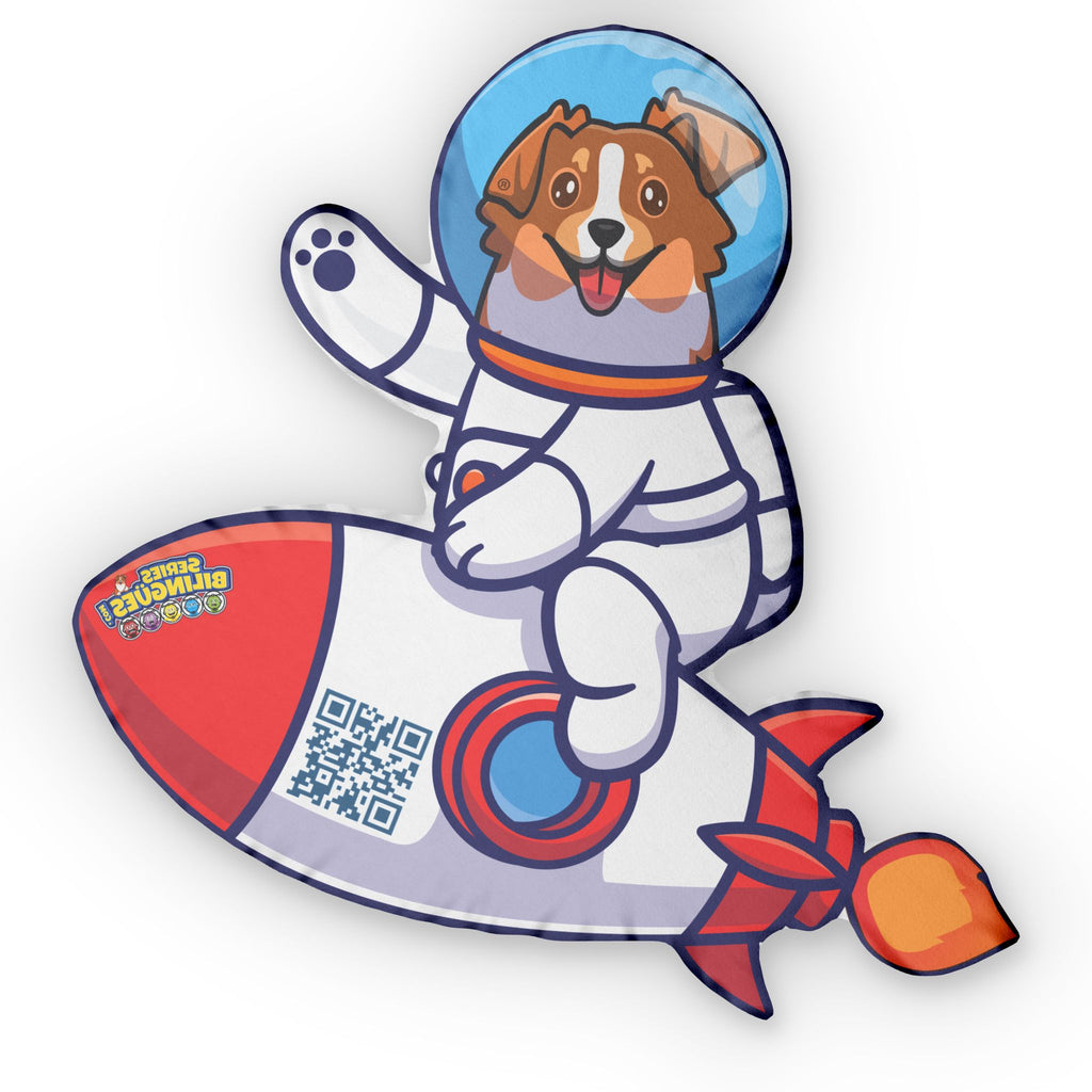 Ahrya Dog Austronaut - from AhvianTheCreative Stories Custom Shaped Pillow