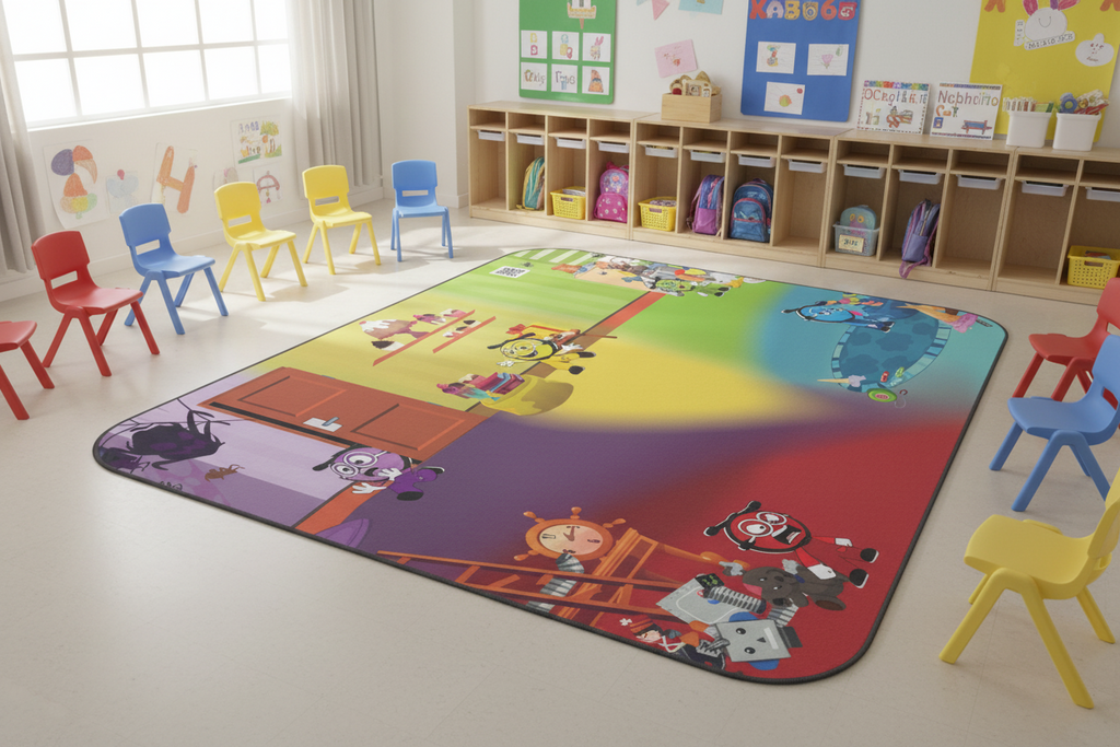 Social Emotional Learning - Floor Blanket for your Corner Classroom - with strap & buckles to carry