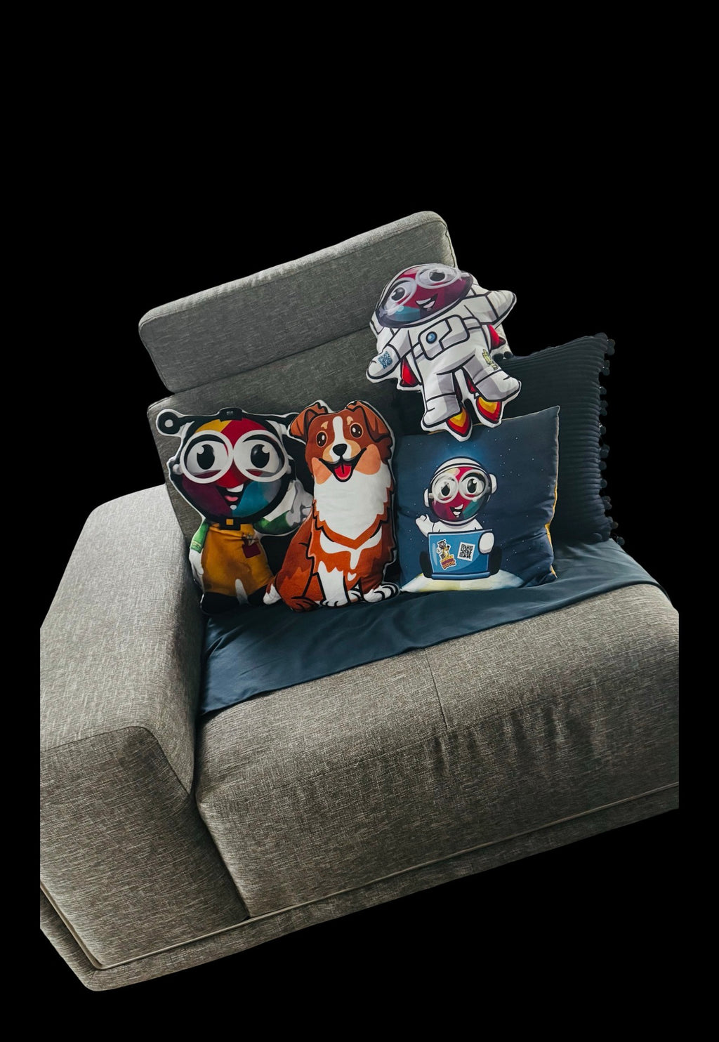 Ahrya Dog from AhvianTheCreative Stories Custom Shaped Pillow