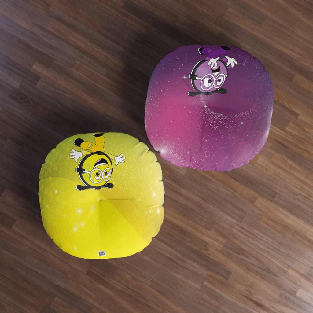 Tufted Floor Pillow, Round - Corner Learning for Teachers- about Emotions  - For teachers & psychologists, schools
