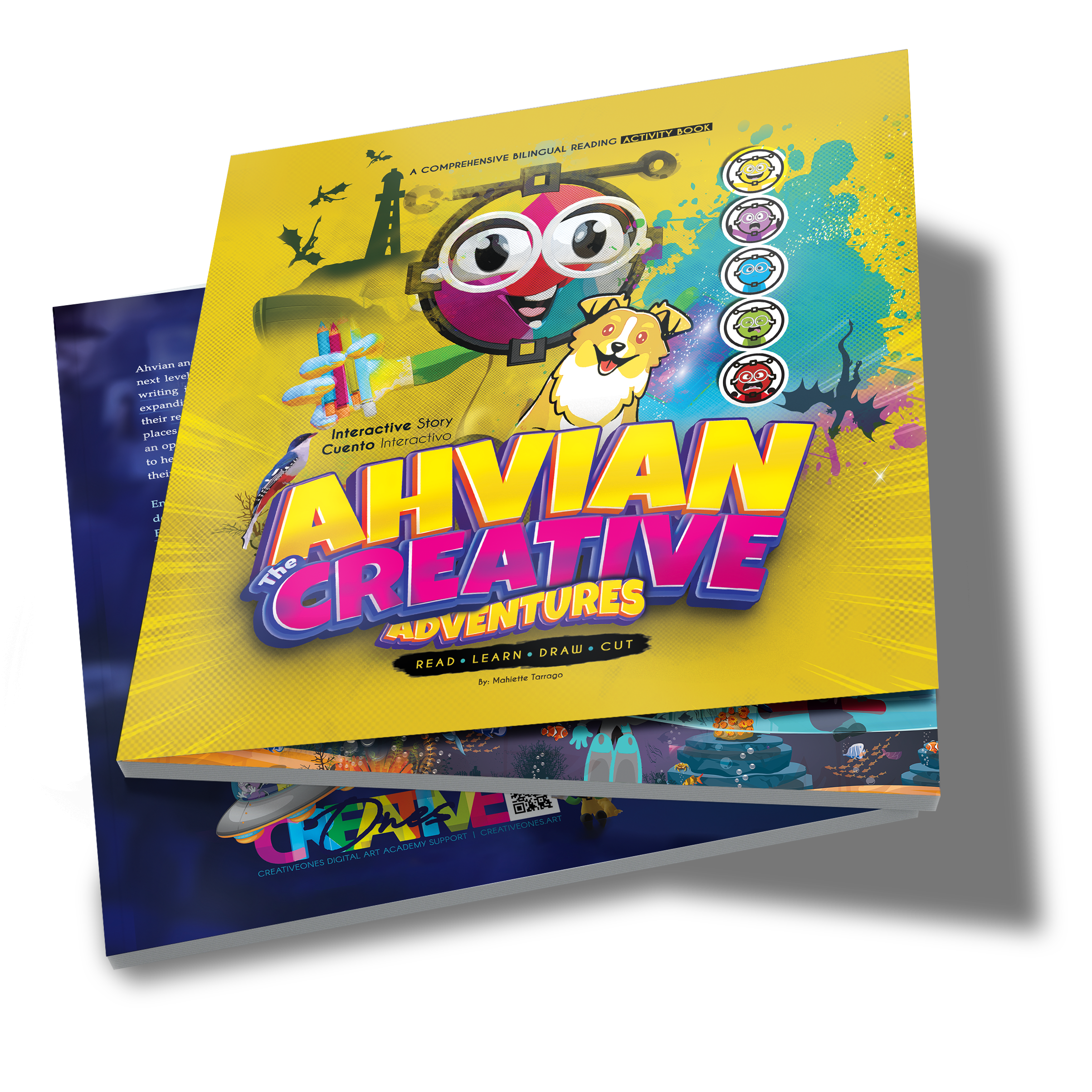 AhvianTheCreative: Adventures- Bilingual Reading & Activity Book 📒