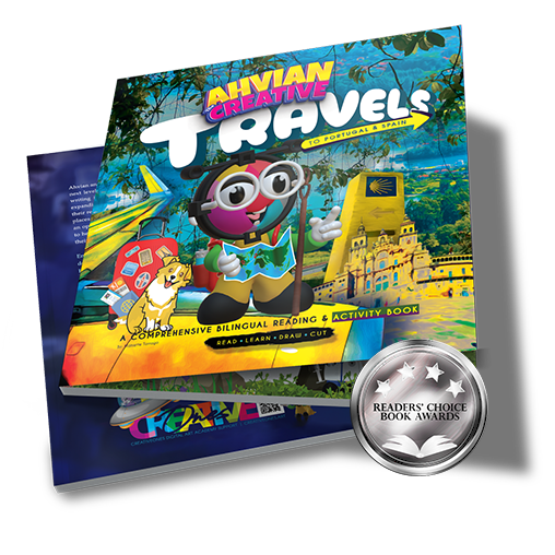 AhvianTheCreative: Travels- Bilingual Reading & Activity Book 📘