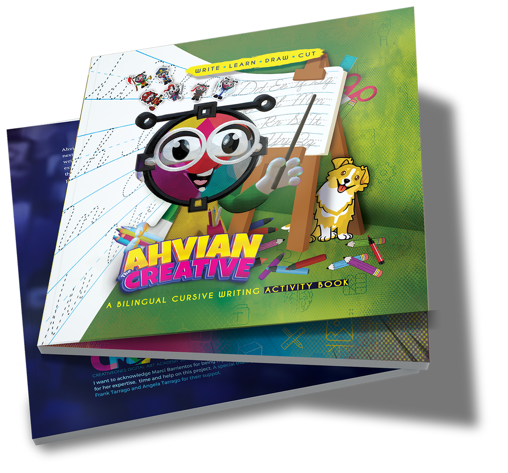 Writing Cursive Activity Book -Bilingual 📗