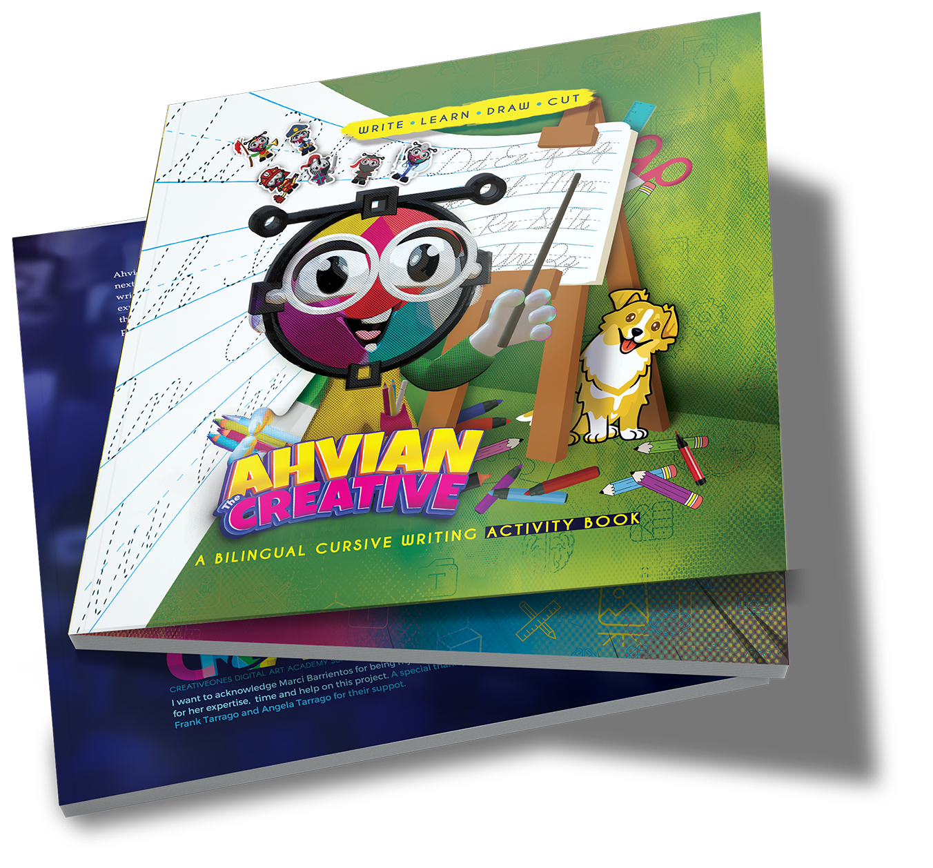 Writing Cursive Activity Book -Bilingual 📗