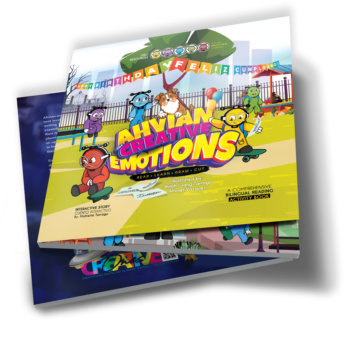 AhvianTheCreative: "Emotions"- Bilingual Reading & Activity Books