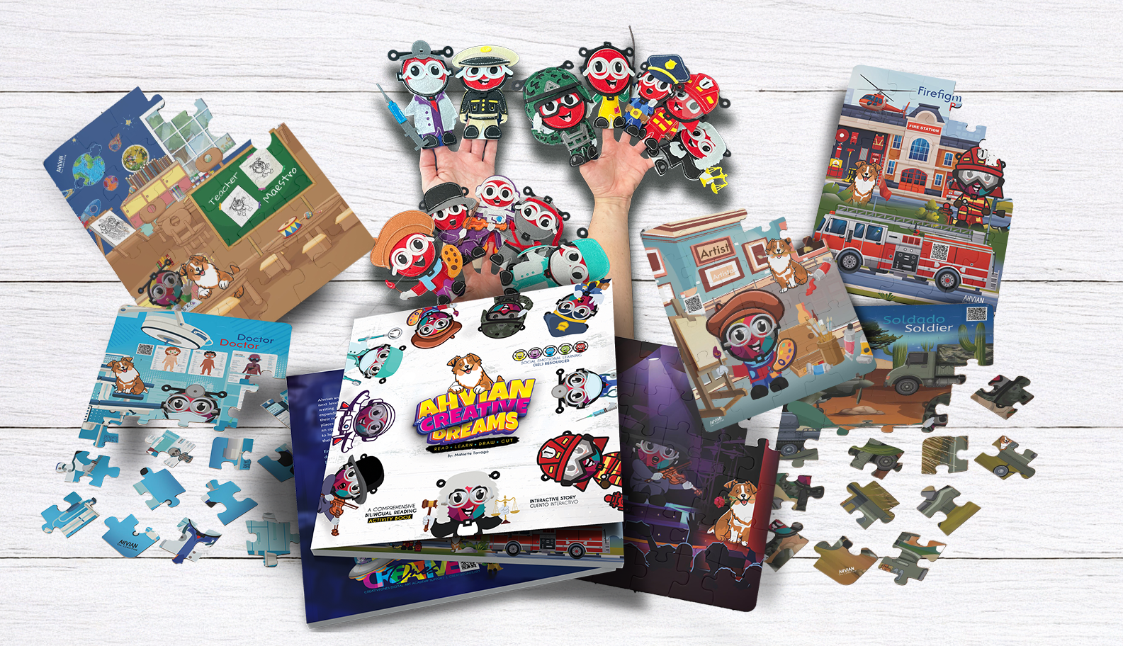 AhvianTheCreative: "Dreams"- Bilingual Reading & Activity Book