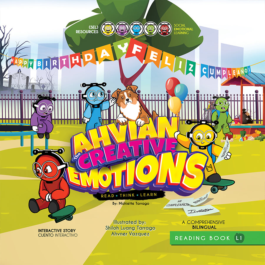AhvianTheCreative: "Emotions"- Bilingual Reading & Activity Books