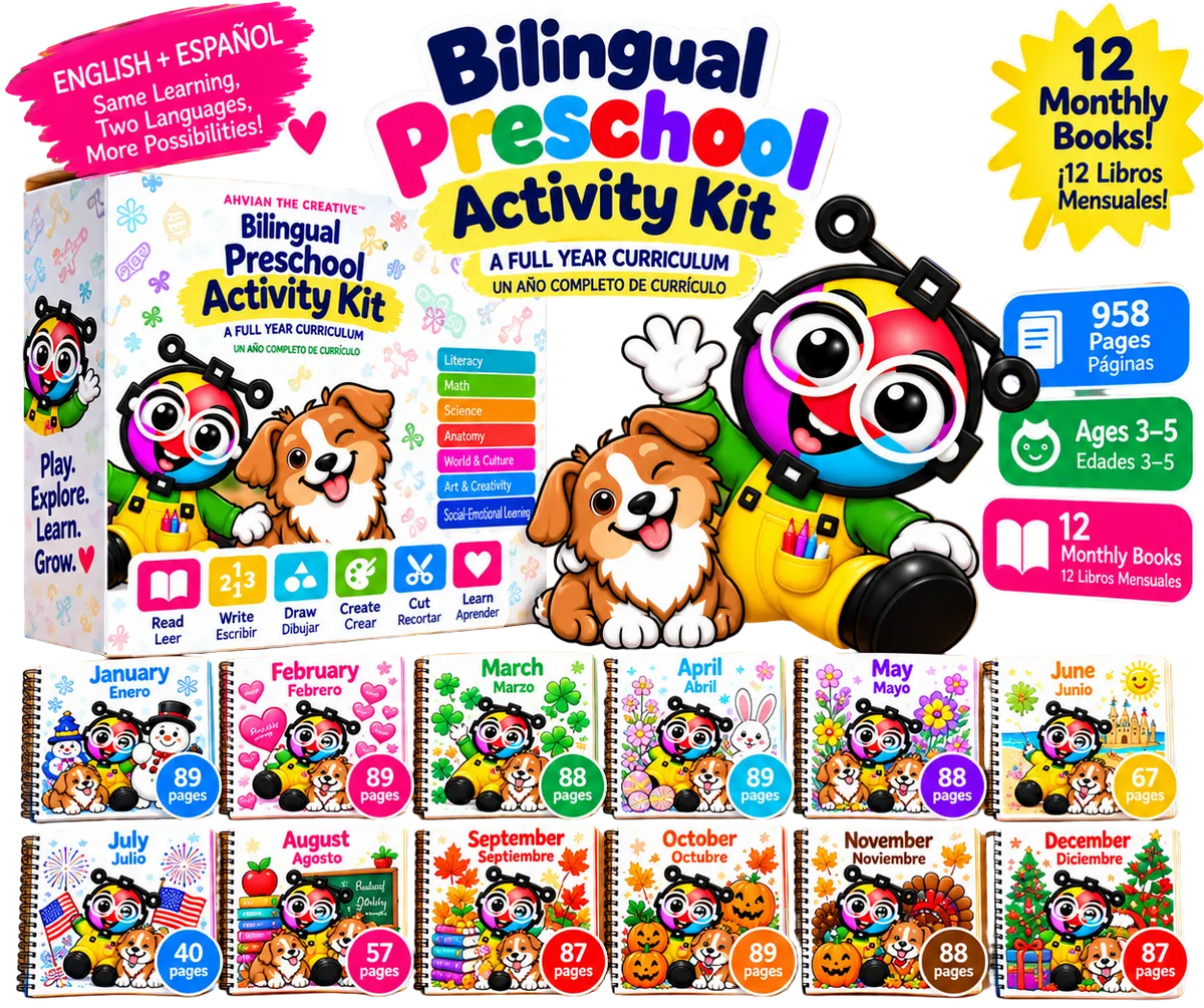 Bilingual Pre-K Full Year Activity Kit