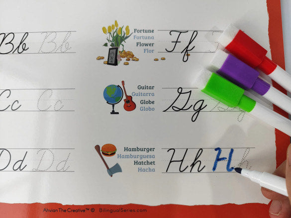 Sticky Book Re-usable Bilingual Activities Game