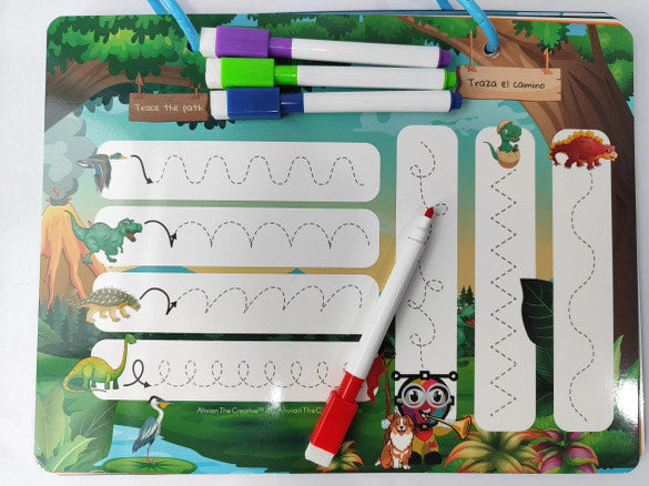 Sticky Book Re-usable Bilingual Activities Game