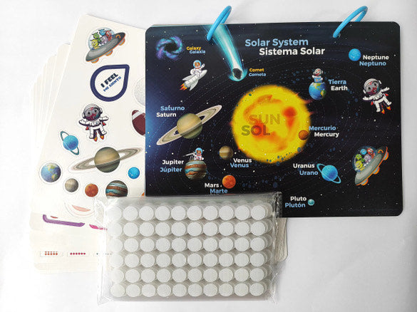 Sticky Book Re-usable Bilingual Activities Game