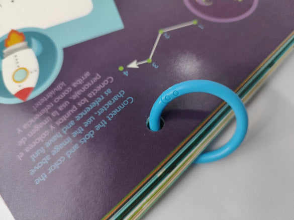 Sticky Book Re-usable Bilingual Activities Game