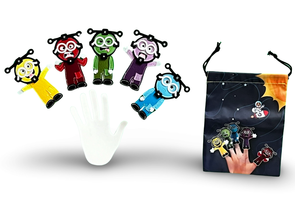 Travel Book + Finger Puppets + Box
