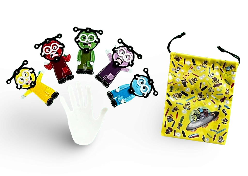 Travel Book + Finger Puppets + Box