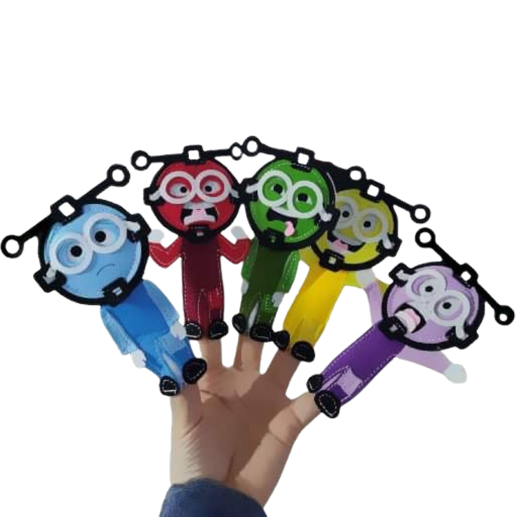 Finger Puppets - Emotions/Feelings (5pcs)