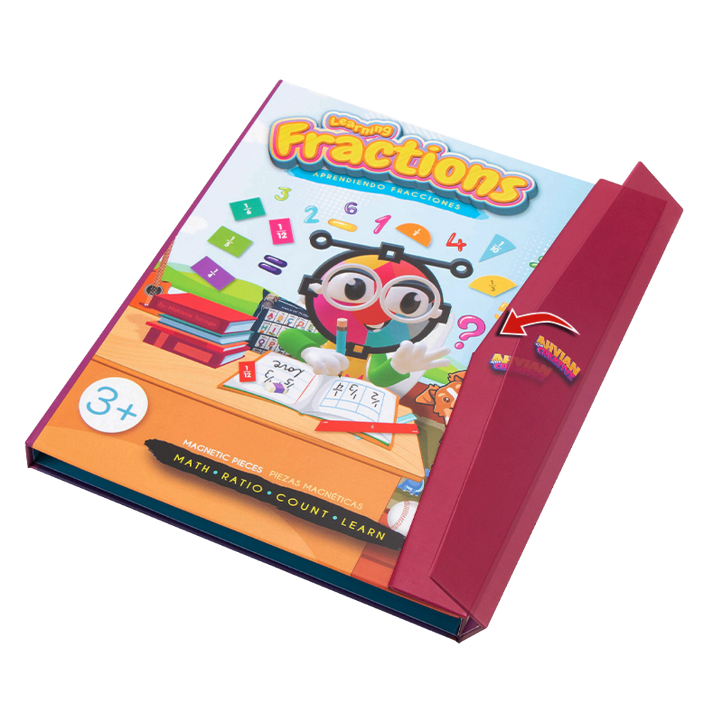 Math Magnetic Book ♟️ (102pcs) Learning Fractions/Division