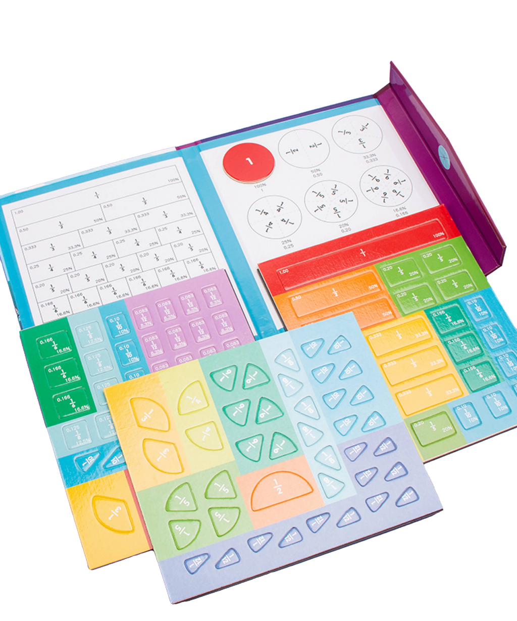 Math Magnetic Book ♟️ (102pcs) Learning Fractions/Division
