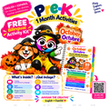 Free October Pre-K Bilingual Activity Kit (90 Pages) | English + Español