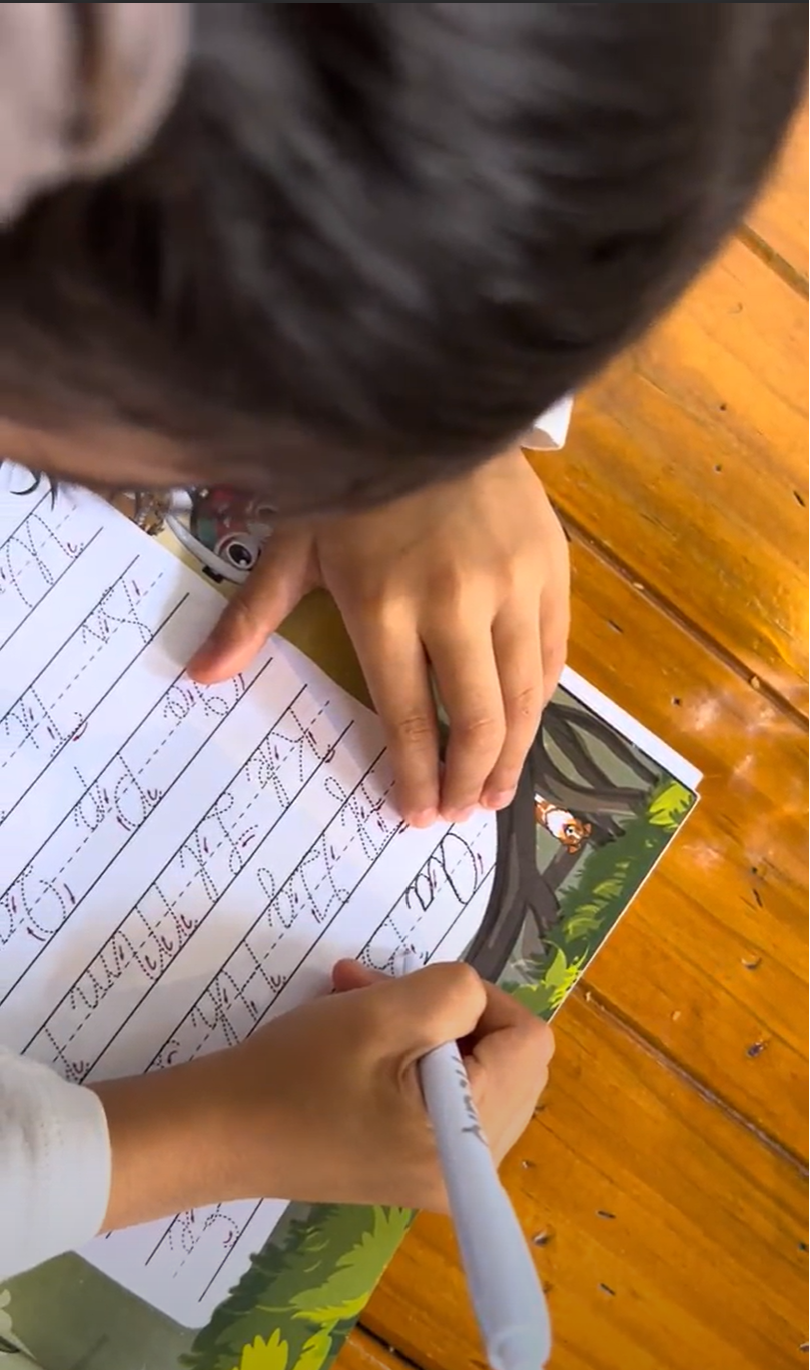 Writing Cursive Activity Book -Bilingual 📗
