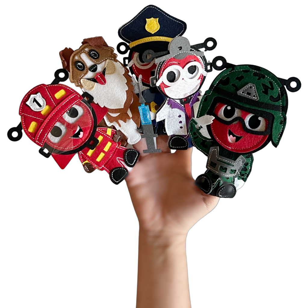 Sensory Finger Puppets - Mixed (10pcs)