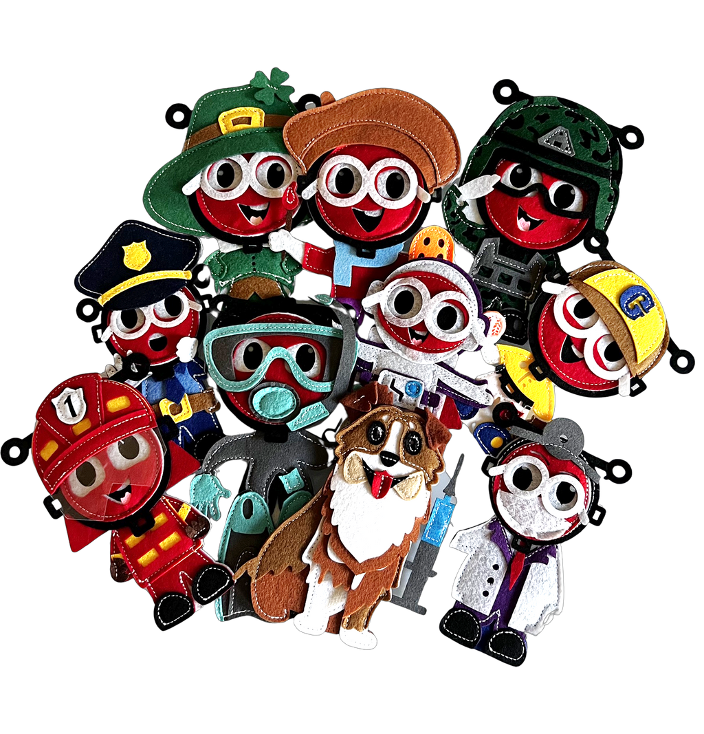 Sensory Finger Puppets - Mixed (10pcs)