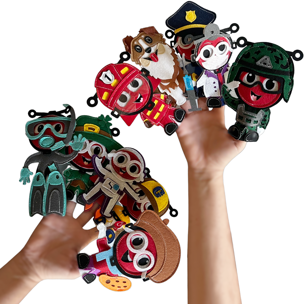 Sensory Finger Puppets - Mixed (10pcs)