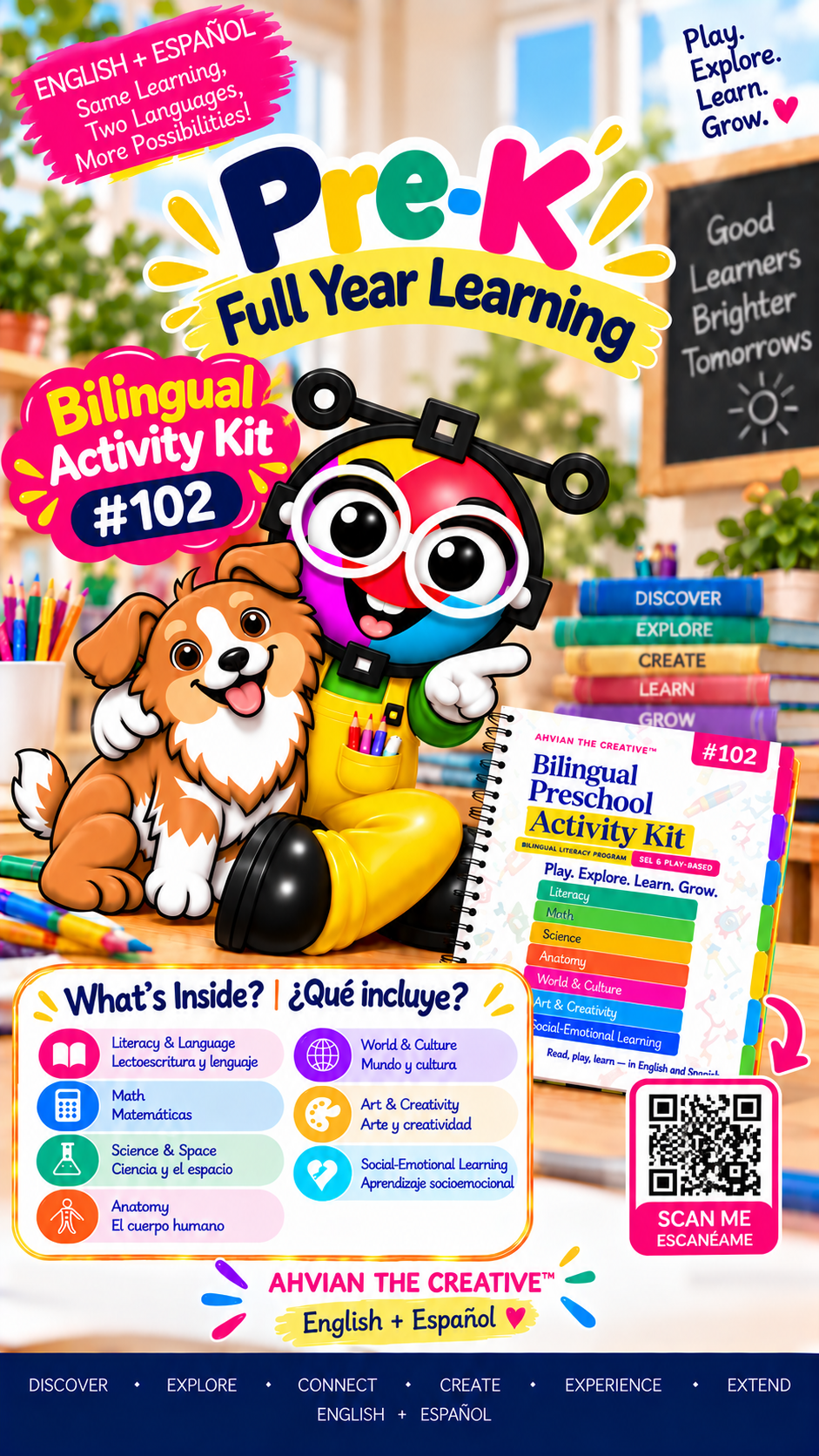 Bilingual Pre-K Full Year Activity Kit