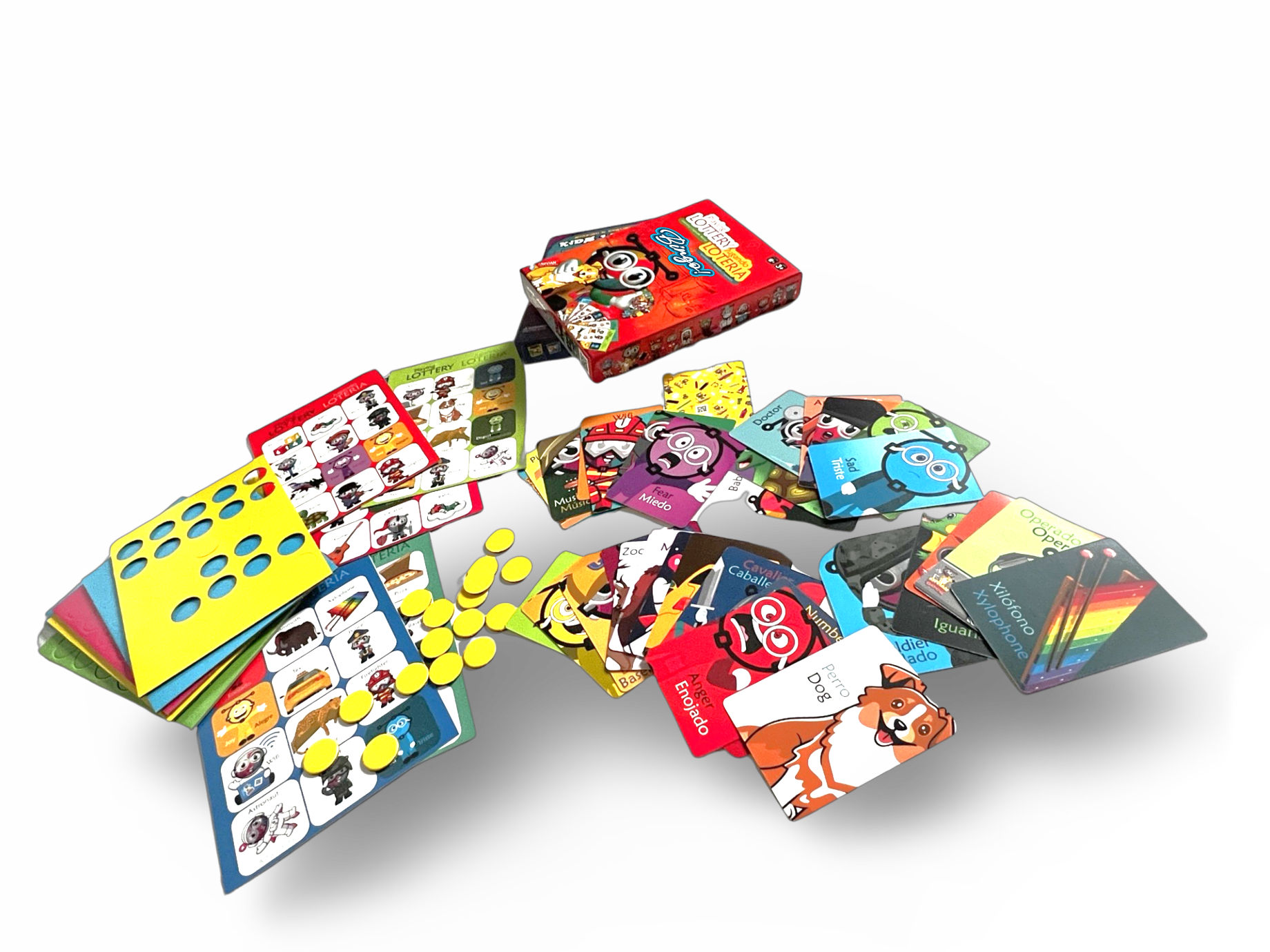 Dual-Language Bingo/Loteria Game (44pcs)