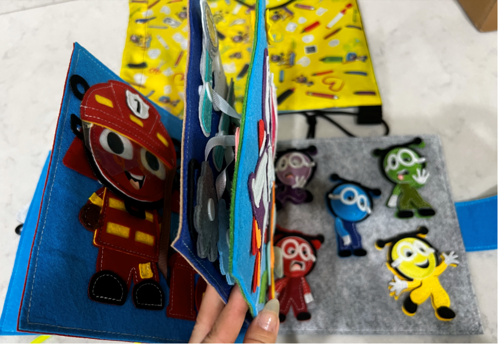 Fabric Quiet Sensory Book  👋📘