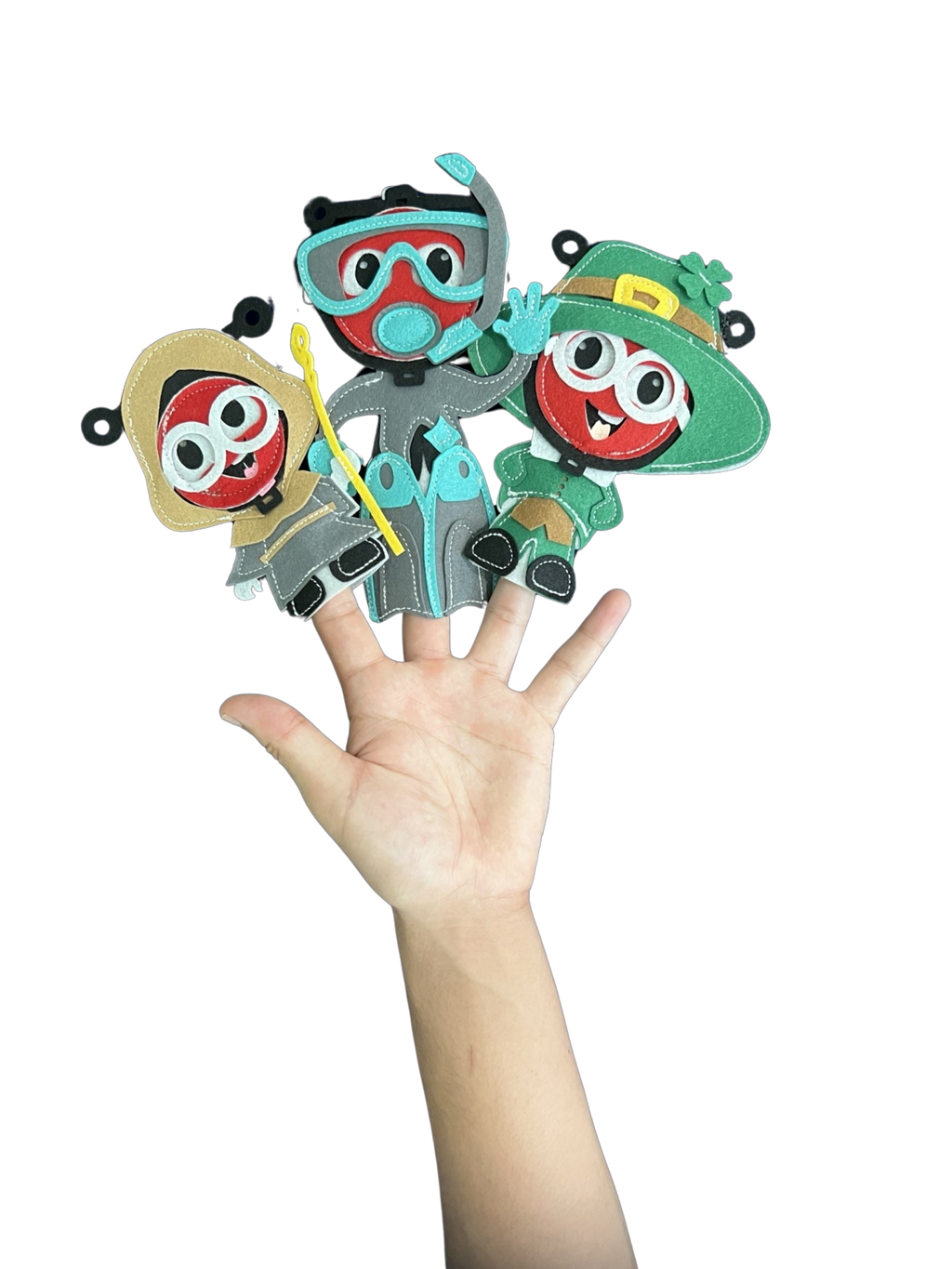 Sensory Finger Puppets - Adventures (8pcs)