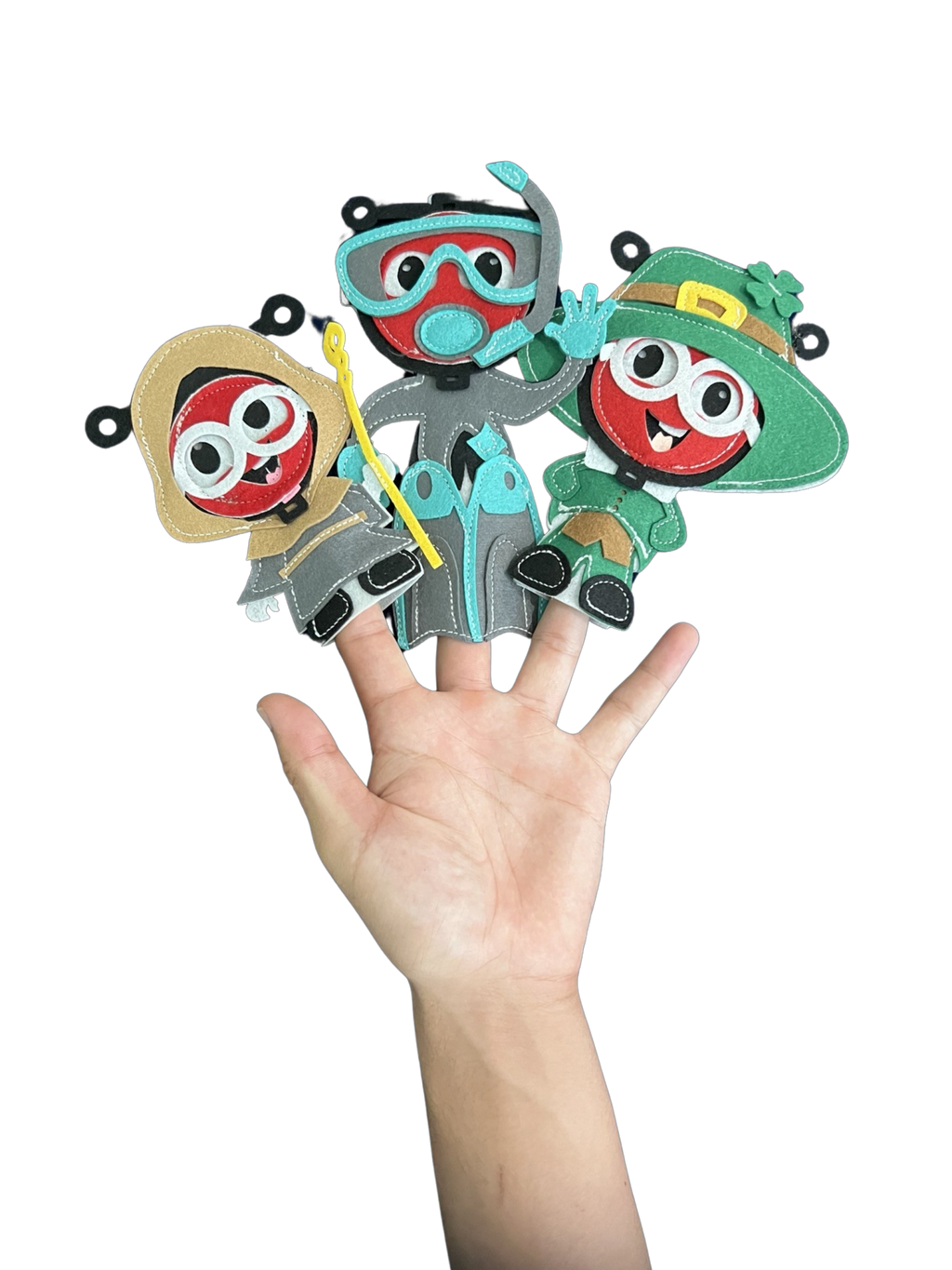 Sensory Finger Puppets - Adventures (8pcs)